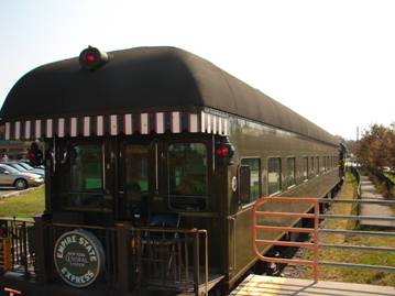 NYC-3 private varnish luxury rail car