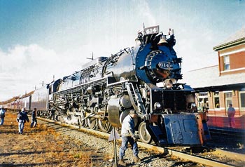 Adventure travel rail charter excursions include steam locomotives