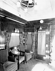 Original corporate travel experience on a private rail car